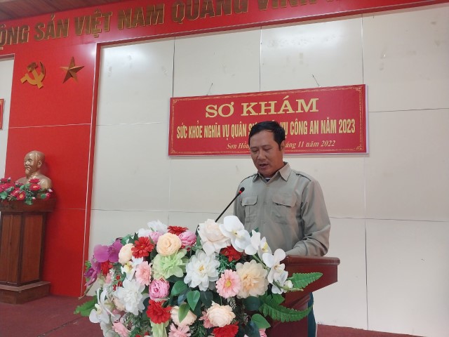 XÃ SƠN HỒNG SƠ KHÁM NGHĨA VỤ QUÂN SỰ, NGHĨA VỤ CÔNG AN NĂM 2023